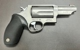 TAURUS JUDGE STAINLESS FIVE ROUND 45 COLT/.410 2.5” REVOLVER 3” BARREL