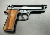 BERETTA M9 9MM PISTOL CHECKERED WOOD GRIPS (ORIGINAL GRIPS INCLUDED) VERY NICE CONDITION