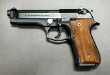 BERETTA M9 9MM PISTOL CHECKERED WOOD GRIPS (ORIGINAL GRIPS INCLUDED) THREE MAGAZINES VERY NICE CONDITION - 2 of 6