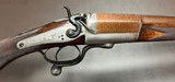 G.E. LEWIS BIRMINGHAM 10 BORE 34” FULL CHOKE NITRO DAMASCUS BARREL JONES UNDERLEVER SINGLE BARREL WILDFOWL HAMMERGUN GREAT DIMENSIONS FINE CONDITION