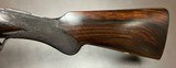 ANTIQUE C.G. BONEHILL 16GA BEST BOXLOCK EJECTOR 30” IC/IM FLAT HAND FILED RIB BARRELS FIGURED WOOD FULL COVERAGE ROSE & SCROLL ENGRAVING - 15 of 20