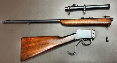 ***SOLD*** ALEXANDER HENRY & CO BSA MARTINI TAKEDOWN .22LR CLAW MOUNTED OIGEE BERLIN SCOPE EXPRESS SIGHTS FINE LIGHTWEIGHT RIMFIRE RIFLE - Image 21 of 23