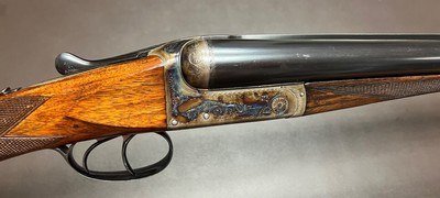 HARRISON BROS GUNMAKERS BIRMINGHAM 12GA BOXLOCK EJECTOR 25LM/M CHURCHILL RIB BARRELS 2 3/4CHAMBERS FINE ORIGINAL CONDITION BUILT IN 1958