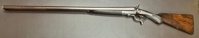 ANTIQUE E.M REILLY LONDON 10 BORE WILDFOWL HAMMERGUN 30” CYL/CYL FINE DAMASCUS BARRELS MODERN 2 5/8” NITRO PROOF FIGURED WOOD BUILT IN 1879 - Image 18 of 20