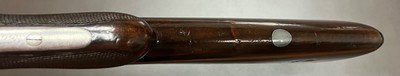 ANTIQUE E.M REILLY LONDON 10 BORE WILDFOWL HAMMERGUN 30” CYL/CYL FINE DAMASCUS BARRELS MODERN 2 5/8” NITRO PROOF FIGURED WOOD BUILT IN 1879 - Image 13 of 20