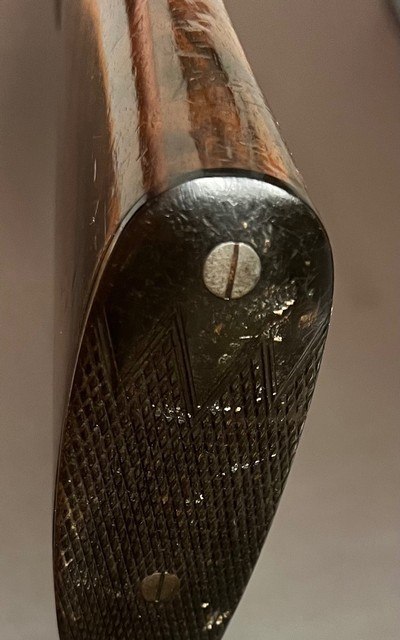 ANTIQUE E.M REILLY LONDON 10 BORE WILDFOWL HAMMERGUN 30” CYL/CYL FINE DAMASCUS BARRELS MODERN 2 5/8” NITRO PROOF FIGURED WOOD BUILT IN 1879 - Image 16 of 20