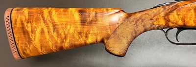 ***SOLD*** RUSSEL B. AITKEN’S REMINGTON MODEL 32 TC PIGEON GUN 12GA 30” LM/IM BARRELS FIGURED MAPLE STOCK CLASSIC AMERICAN LIVE PIGEON TRAP GUN - Image 11 of 21