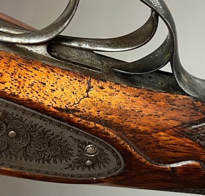 ANTIQUE J.J LANGLEY LUTON 12GA BEST LIVE PIGEON HAMMERGUN 30” M/F BARRELS 3” NITRO PROOF FINE CONDITION LONDON BUILT COMPETITION GUN COMPLETED IN 1891 - Image 23 of 25