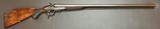 J.J LANGLEY LUTON 12GA BEST LIVE PIGEON HAMMERGUN 30” M/F BARRELS 3” NITRO PROOF LANGLEY PATENT STOCK FINE CONDITION COMPETITION GUN BUILT IN 1891 - 21 of 25