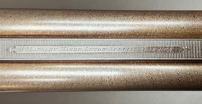ANTIQUE J.J LANGLEY LUTON 12GA BEST LIVE PIGEON HAMMERGUN 30” M/F BARRELS 3” NITRO PROOF FINE CONDITION LONDON BUILT COMPETITION GUN COMPLETED IN 1891 - Image 5 of 25