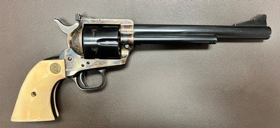 COLT NEW FRONTIER SAA .44 SPECIAL 3RD GEN 7.5” BARREL FACTORY CHECKERED IVORY GRIPS EXCELLENT AS NEW BUILT IN 1980