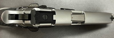 SIG SAUER P226 X5 SUPERMATCH 9MM 5” BARREL GERMAN MADE MASTERSHOP PISTOL EXCELLENT AS NEW WITH CASE & TEST TARGET NO LONGER IN PRODUCTION - Image 5 of 6
