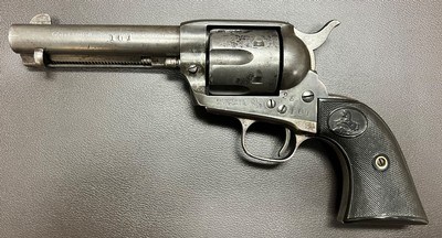 101 RANCH 1ST GEN SAA 44-40 WCF 4.75” BARREL HISTORY LETTER BUILT IN 1910