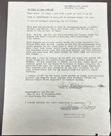 101 RANCH 1ST GEN SAA 44-40 WCF 4.75” BARREL HISTORY LETTER BUILT IN 1910 - 6 of 6