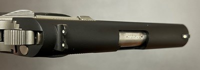 SCARCE COLT OFFICERS ELITE 1911 .45 ACP SERIES 80 3.5” BARREL ORIGINAL POUCH & PAPERWORK BUILT IN 1989 - Image 3 of 10