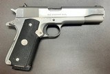 RARE 40 S&W COLT 1911 SERIES 80 STAINLESS STEEL PISTOL 5” BARREL NICE ORIGINAL CONDITION BUILT IN 1991 - 1 of 8