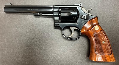 S&W K-22 MASTERPIECE MODEL 48-4 .22 MRF 6” BARREL FINE ORIGINAL CONDITION WITH BOX/PAPERWORK BUILT IN 1986 - Image 2 of 10