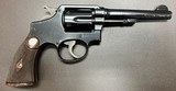 1940 SMITH & WESSON M&P 5” BARREL .38 SPECIAL (PRE MODEL 10) FIVE SCREW HIGH POLISH BLUE FINE ORIGINAL CONDITION - 2 of 6