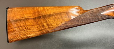 SCARCE BROWNING B125 SUPERLIGHT 20GA 26” IC/M ENGRAVED BY AUGUSTE POES STUNNING WOOD 5LBS 13OZ CLASSIC O/U UPLAND GUN - Image 13 of 22