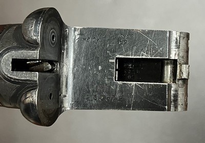 RARE A.H. FOX SPE 20GA 2 3/4” CHAMBERS 28” M/F BARRELS 6LBS 1OZ FOX-KAUTZKY SINGLE TRIGGER FINE ORIGINAL CONDITION BUILT IN 1937 - Image 23 of 23