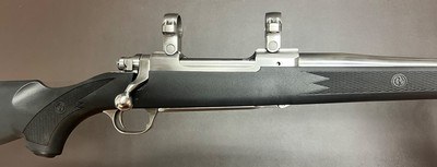 RUGER M77 MARK II STAINLESS ALL WEATHER 7MM REMINGTON MAGNUM 24” BARREL CRF ACTION EXCELLENT ORIGINAL AS NEW CONDITION - Image 1 of 14