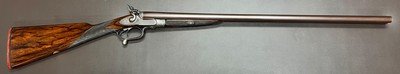 BOSS & CO 12 BORE HAMMERGUN 29 3/4” CYL/IC FINE DAMASCUS BARRELS NICLEY FIGURED WOOD WITH IDEAL MODERN DIMENSIONS CASED ORIGINALLY BUILT IN 1862 - Image 18 of 23