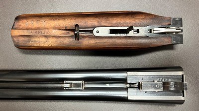 WINCHESTER MODEL 21 SKEET 12GA 26” WS1/WS2 BARRELS HIGHLY FIGURED WOOD EXCELLENT ORIGINAL CONDITION STUNNING SKEET GUN BUILT IN 1956 - Image 20 of 20