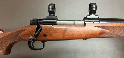 WINCHESTER MODEL 70 ALASKAN 30-06 25” BARREL 30 MM SCOPE RINGS EXCELLENT AS NEW CONDITION - Image 1 of 12