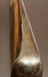 LINCOLN JEFFRIES 28GA BEST QUALITY TOP LEVER HAMMERGUN 28” F/F BARRELS MODERN 2 3/4” NITRO PROOF FIGURED WOOD WITH GREAT DIMENSIONS 5LBS 10OZ CASED - Image 16 of 22