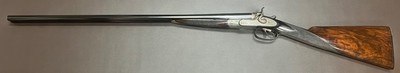 LINCOLN JEFFRIES 28GA BEST QUALITY TOP LEVER HAMMERGUN 28” F/F BARRELS MODERN 2 3/4” NITRO PROOF FIGURED WOOD WITH GREAT DIMENSIONS 5LBS 10OZ CASED - Image 18 of 22