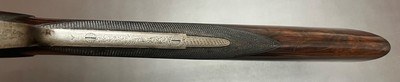 LINCOLN JEFFRIES 28GA BEST QUALITY TOP LEVER HAMMERGUN 28” F/F BARRELS MODERN 2 3/4” NITRO PROOF FIGURED WOOD WITH GREAT DIMENSIONS 5LBS 10OZ CASED - Image 15 of 22
