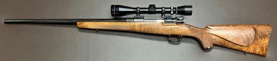 TC KENNON ATLANTA GA CUSTOM MAUSER .243 WINCHESTER 22” BARREL STUNNING HIGHLY FIGURED WALNUT STOCK CLASSIC TOP QUALITY AMERICAN SPORTING RIFLE - Image 18 of 19
