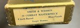 1954 S&W K-38 COMBAT MASTERPIECE 4” .38 SPECIAL FIVE SCREW FRAME EXCELLENT CONDITION COMPLETE PACKAGE BOX,TOOLS, & PAPERWORK - Image 13 of 14
