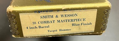 1954 S&W K-38 COMBAT MASTERPIECE 4” .38 SPECIAL FIVE SCREW FRAME EXCELLENT CONDITION COMPLETE PACKAGE BOX,TOOLS, & PAPERWORK - Image 13 of 14