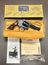 1954 S&W K-38 COMBAT MASTERPIECE 4” .38 SPECIAL FIVE SCREW FRAME EXCELLENT CONDITION COMPLETE PACKAGE BOX,TOOLS, & PAPERWORK - Image 1 of 14