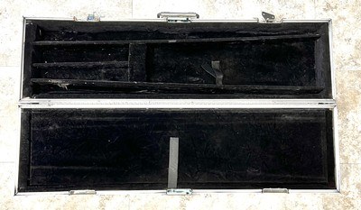 JM SESSIONS & SON TWO GUN FOUR BARREL ALUMINUM CASE UP TO 34” BARRELS SOLID HEAVY DUTY CASE - Image 2 of 4