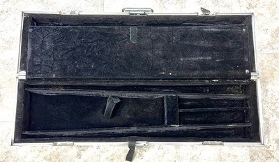 JM SESSIONS & SON TWO GUN FOUR BARREL ALUMINUM CASE UP TO 34” BARRELS SOLID HEAVY DUTY CASE - Image 3 of 4