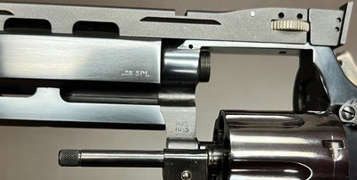 CUSTOM SMITH & WESSON PPC 10-5 38 SPECIAL REVOLVER 6” BARREL EXCELLENT CONDITION FROM THE COLLECTION OF FRANK BROWNELL - Image 5 of 6