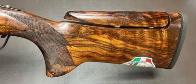 PERAZZI MX8 30 3/4” LIGHTWEIGHT BARRELS FIVE TEAGUE EXTENDED CHOKES STUNNING FIGURED ADJUSTABLE COMB STOCK EXCELLENT CONDITION CASED BUILT IN 2003 - Image 13 of 22