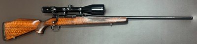1956 WEATHERBY SOUTH GATE CA MAUSER ACTION .257 WEATHERBY MAG SWAROVSKI HABICHT 3-12X56 SCOPE STUNNING WOOD CLASSIC AMERICAN SPORTING RIFLE - Image 2 of 21