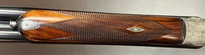 UGARTECHEA 16GA ROUND BODY SIDELOCK EJECTOR UPLAND CLASSIC GRADE V 28” IC/M BARRELS NICLEY FIGURED WOOD EXCELLENT ORIGINAL CONDITION BUILT IN 2005 - Image 7 of 20