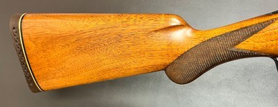 BROWNING SUPERPOSED LIGHTNING TRAP 12GA 30” M/F IVORY BEADS FIGURED ROUND KNOB LONG TANG STOCK EXCELLENT CONDITION RARE CONFIGURATION BUILT IN 1959 - Image 12 of 20