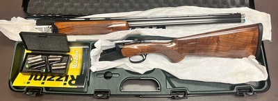 RIZZINI BR110 SMALL .410 BORE 26 1/2” BARRELS TEN CHOKES FACTORY UPGRADED WOOD EXCELLENT CONDITION CASED WITH ACCESSORIES BUILT IN 2019 - Image 1 of 21