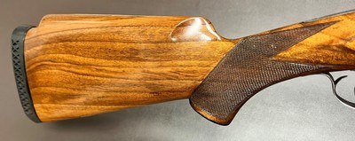 MAUSER MODEL 496 (RENATO GAMBA) SBT 12GA 32” FULL CHOKE BARREL FULL COVERAGE SCROLL ENGRAVED ACTION VERY NICELY SETUP TRAP SINGLE BUILT IN 1971 - Image 13 of 21