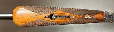 MAUSER MODEL 496 (RENATO GAMBA) SBT 12GA 32” FULL CHOKE BARREL FULL COVERAGE SCROLL ENGRAVED ACTION VERY NICELY SETUP TRAP SINGLE BUILT IN 1971 - Image 7 of 21