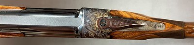 MAUSER MODEL 496 (RENATO GAMBA) SBT 12GA 32” FULL CHOKE BARREL FULL COVERAGE SCROLL ENGRAVED ACTION VERY NICELY SETUP TRAP SINGLE BUILT IN 1971 - Image 3 of 21