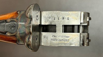 ABERCROMBIE & FITCH (BUILT BY ZOLI & F.lil.RIZZINI) 12GA BOXLOCK EJECTOR 26” IC/M BARRELS FIGURED WOOD TOP QUALITY ITALIAN GAME GUN BUILT IN 1968 - Image 22 of 22