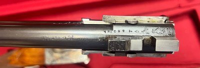 CHARLES DALY LIGHTWEIGHT 28GA O/U 26 1/4” IC/IM BARRELS 5LBS 8OZ FIGURED WOOD STUNNING SMALLBORE FRENCH FITTED CASE BUILT IN 1950 - Image 24 of 25