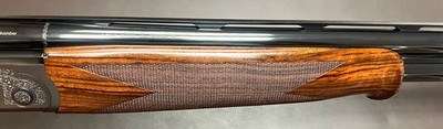 CAESAR GUERINI MAGNUS LIGHT 12GA 26” BARRELS GOLD GAME SCENE & SCROLL ENGRAVED ACTION 6LBS 2OZ STUNNING LIGHTWEIGHT O/U CASED BUILT IN 2007 - Image 9 of 23
