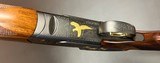 CAESAR GUERINI MAGNUS LIGHT 12GA 26” BARRELS GOLD GAME SCENE & SCROLL ENGRAVED ACTION 6LBS 2OZ STUNNING LIGHTWEIGHT O/U CASED BUILT IN 2007 - Image 6 of 23